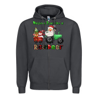 Smoke nothing runs like a reindeer Zipper Hoodie - CowGirlArtShop