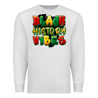 Oatmeal Heather black history vibes Premium Sweatshirt - FaDigitalArtStudio