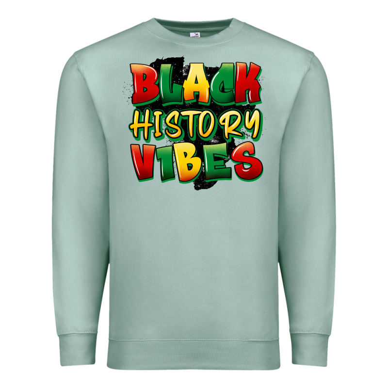 Black History Vibes Premium Sweatshirt by FaDigitalArtStudio | Teevron