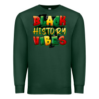 Sports Green black history vibes Premium Sweatshirt - FaDigitalArtStudio