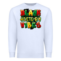 White black history vibes Premium Sweatshirt - FaDigitalArtStudio