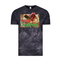 Cloud Black merry christmas Vintage Tee - JahusDesignShop