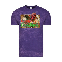 Cloud Purple merry christmas Vintage Tee - JahusDesignShop