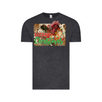 Vintage Black merry christmas Vintage Tee - JahusDesignShop