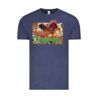 Vintage Denim merry christmas Vintage Tee - JahusDesignShop