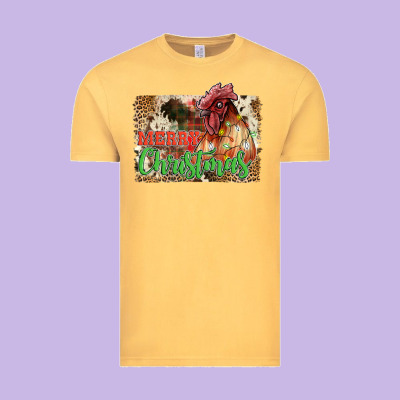 Merry Christmas Vintage Tee Designed By Jahusdesignshop