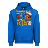 Cobalt unapologetically pretty black educated nurse Urban Hoodie - CowhideDigitalArt