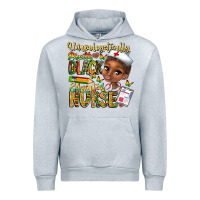 Heather Grey unapologetically pretty black educated nurse Urban Hoodie - CowhideDigitalArt