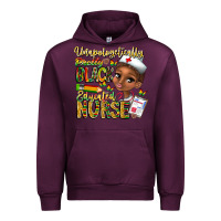 Mauve Wine unapologetically pretty black educated nurse Urban Hoodie - CowhideDigitalArt