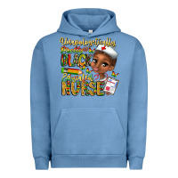 Pigment Pebble Blue unapologetically pretty black educated nurse Urban Hoodie - CowhideDigitalArt