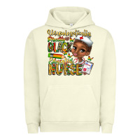 Pigment Pistachio unapologetically pretty black educated nurse Urban Hoodie - CowhideDigitalArt