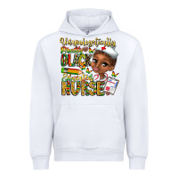 White unapologetically pretty black educated nurse Urban Hoodie - CowhideDigitalArt