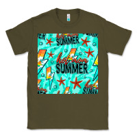 Army Green Hot Mom Summer Digital Paper Classic Tee - BundleAndBundleShop