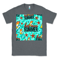 Charcoal Heather Hot Mom Summer Digital Paper Classic Tee - BundleAndBundleShop