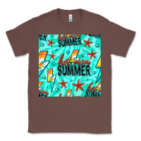 Chestnut Hot Mom Summer Digital Paper Classic Tee - BundleAndBundleShop