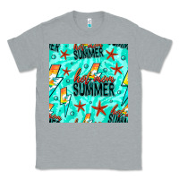 Heather Grey Hot Mom Summer Digital Paper Classic Tee - BundleAndBundleShop