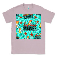 Lilac Hot Mom Summer Digital Paper Classic Tee - BundleAndBundleShop