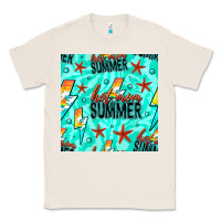 Natural Hot Mom Summer Digital Paper Classic Tee - BundleAndBundleShop