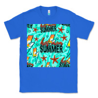 True Royal Hot Mom Summer Digital Paper Classic Tee - BundleAndBundleShop