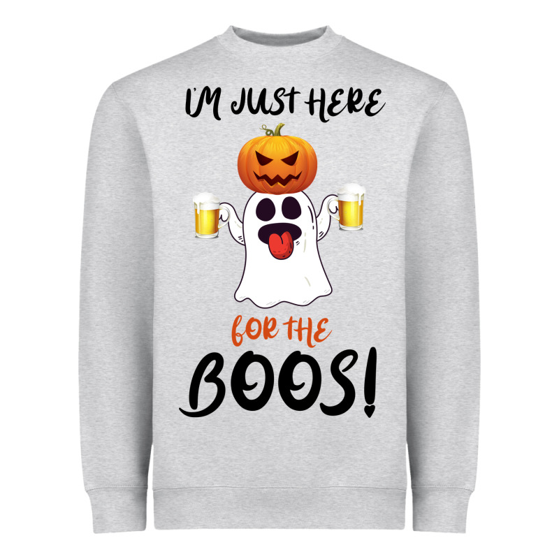 I'm Just Here For The Boos Heavyweight Sweatshirt by Bettercallsaul | Teevron