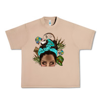 Burro Lake Camping Afro Messy Bun Bbs Urban Heavy Tee - BundleAndBundleShop