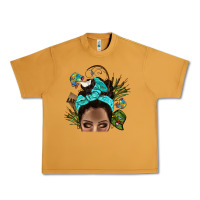 Peanut Butter Lake Camping Afro Messy Bun Bbs Urban Heavy Tee - BundleAndBundleShop