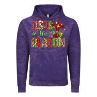 Cloud Purple jesus is the reason Vintage Hoodie - MaliasSmallBusiness