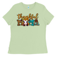 Matcha thankful mama baby calf Ladies Tee - Jasminsmagicworld