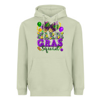 Matcha Mardi Gras squad Heavyweight Hoodie - FaDigitalArtStudio