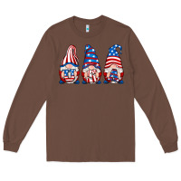 Chestnut usa fourth of july gnomes Long Sleeve Tee - RanaPortraitStore