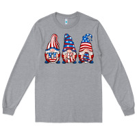 Heather Grey usa fourth of july gnomes Long Sleeve Tee - RanaPortraitStore