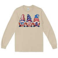 Mushroom usa fourth of july gnomes Long Sleeve Tee - RanaPortraitStore