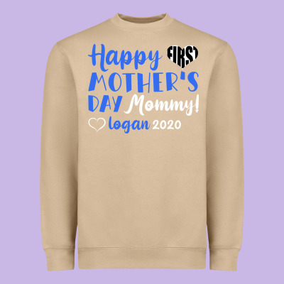 Happy First Mother's Day Mommy! Logan 2020 Heavyweight Sweatshirt Designed By Bettercallsaul