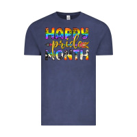 Vintage Denim Western Happy Pride Month LGBTQ+ Vintage Tee - BundleAndBundleShop