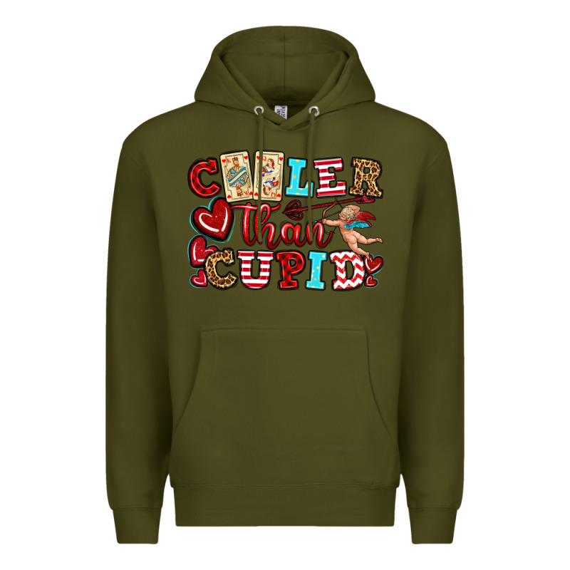 Cooler Than Cupid Premium Hoodie by OliviaCreatesArt | Teevron