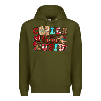 Army Green cooler than cupid Premium Hoodie - OliviaCreatesArt