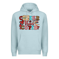 Blue Mist cooler than cupid Premium Hoodie - OliviaCreatesArt