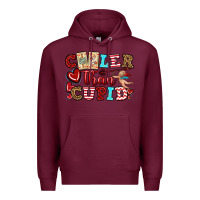 Burgundy cooler than cupid Premium Hoodie - OliviaCreatesArt