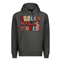 Charcoal Heather cooler than cupid Premium Hoodie - OliviaCreatesArt