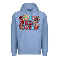 Colony Blue cooler than cupid Premium Hoodie - OliviaCreatesArt