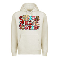 Oatmeal Heather cooler than cupid Premium Hoodie - OliviaCreatesArt