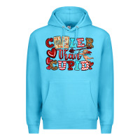 Ocean Blue cooler than cupid Premium Hoodie - OliviaCreatesArt