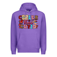 Purple cooler than cupid Premium Hoodie - OliviaCreatesArt