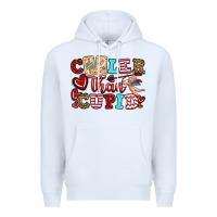 White cooler than cupid Premium Hoodie - OliviaCreatesArt