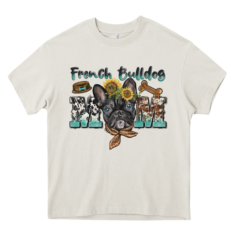 French Bulldog Mom Heavy Core Tee by BarkalooDesign | Teevron