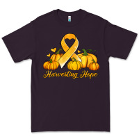 Plum childhood cancer awareness month harvesting hope Premium Tee - Jasminsmagicworld