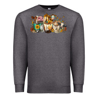 Charcoal Heather Cows And Coffee Premium Sweatshirt - FaDigitalArtStudio