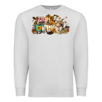 Dove Grey Cows And Coffee Premium Sweatshirt - FaDigitalArtStudio