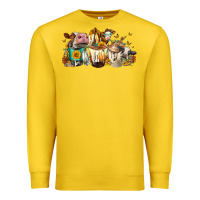 Lemon Cows And Coffee Premium Sweatshirt - FaDigitalArtStudio