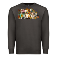 Smoke Cows And Coffee Premium Sweatshirt - FaDigitalArtStudio